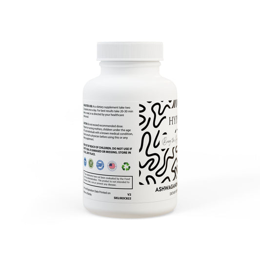 Ashwagandha & Black Pepper Supplement 60 Capsules | Stress Relief & Performance