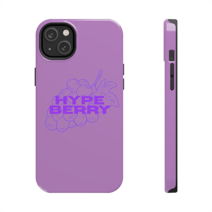 HypeBerry Tough Phone Case — Bold Purple Grape Design | iPhone 13–17