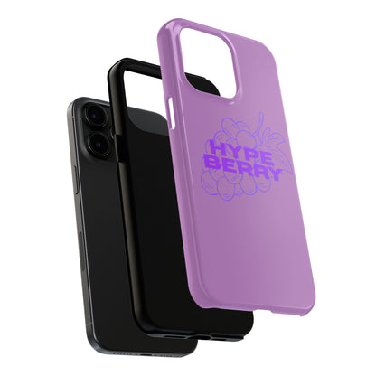 HypeBerry Tough Phone Case — Bold Purple Grape Design | iPhone 13–17
