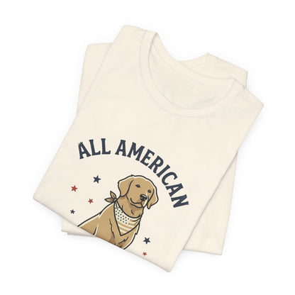 All American | Unisex Jersey Short Sleeve T-Shirt | Custom Print & Embroidery