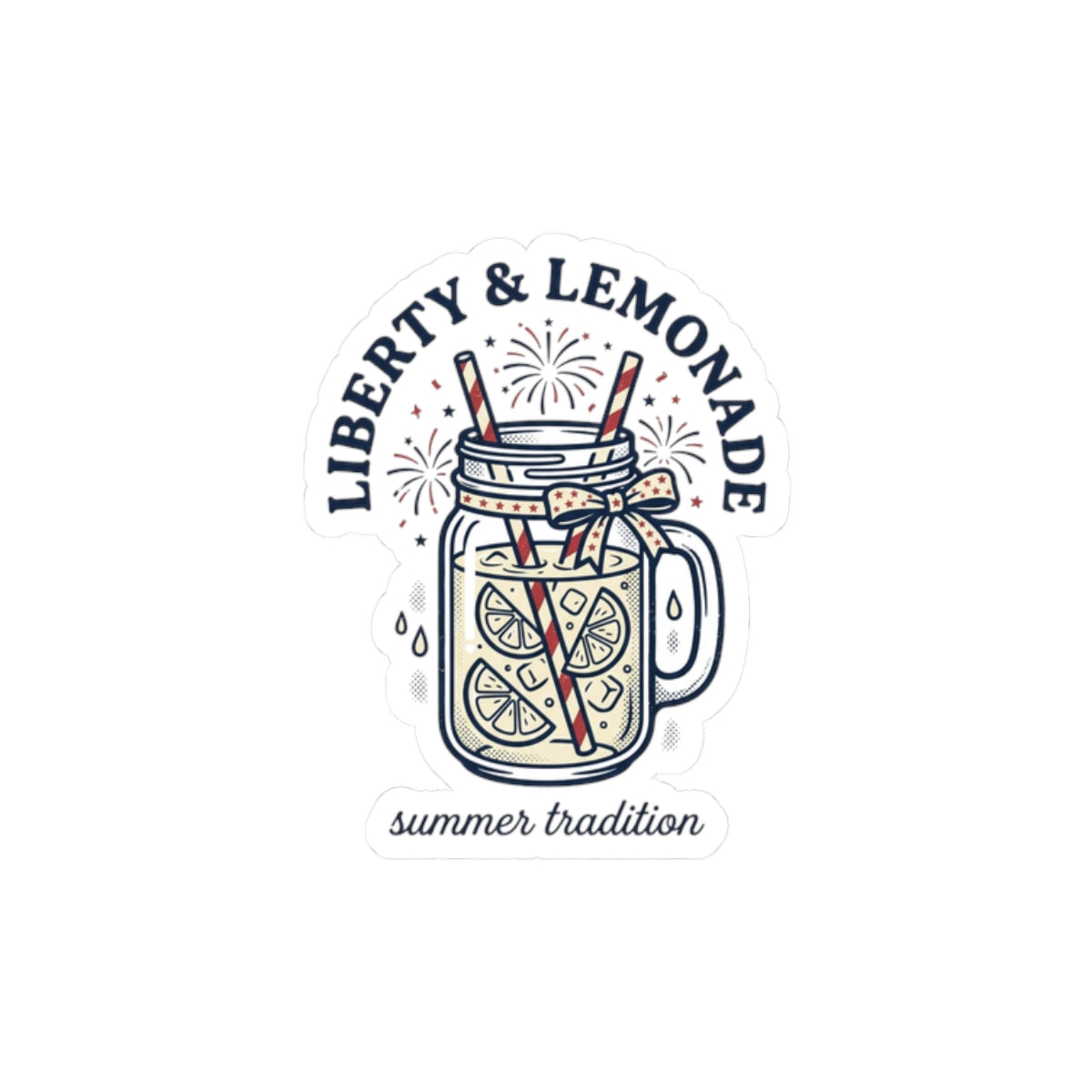 Liberty & Lemonade | Glossy Vinyl Decals – Fourth of July