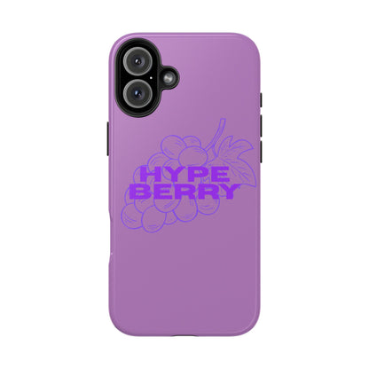 HypeBerry Tough Phone Case — Bold Purple Grape Design | iPhone 13–17