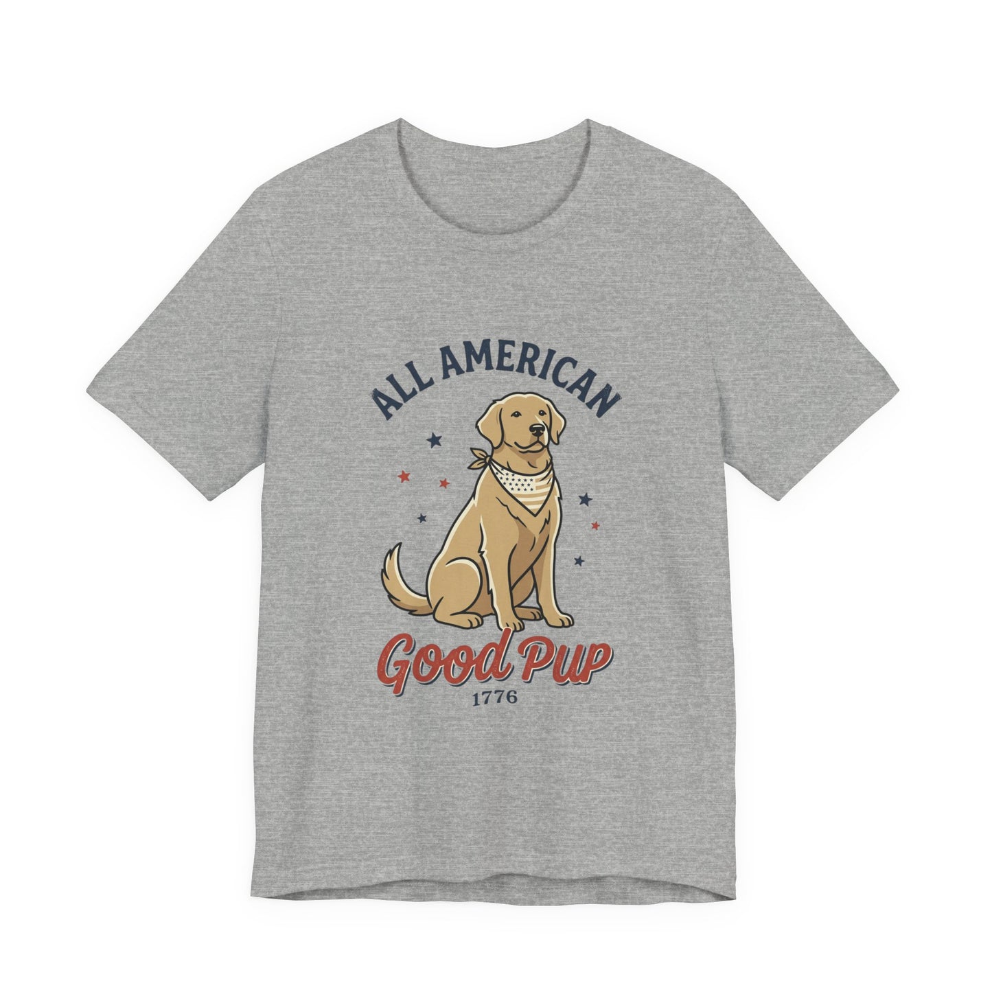 All American | Unisex Jersey Short Sleeve T-Shirt | Custom Print & Embroidery