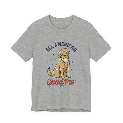 All American | Unisex Jersey Short Sleeve T-Shirt | Custom Print & Embroidery