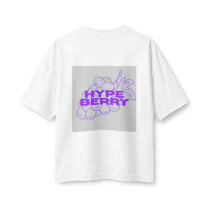 HypeBerry Women's Graphic Tee — Retro Berry Print Boxy T-Shirt