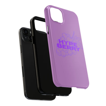 HypeBerry Tough Phone Case — Bold Purple Grape Design | iPhone 13–17