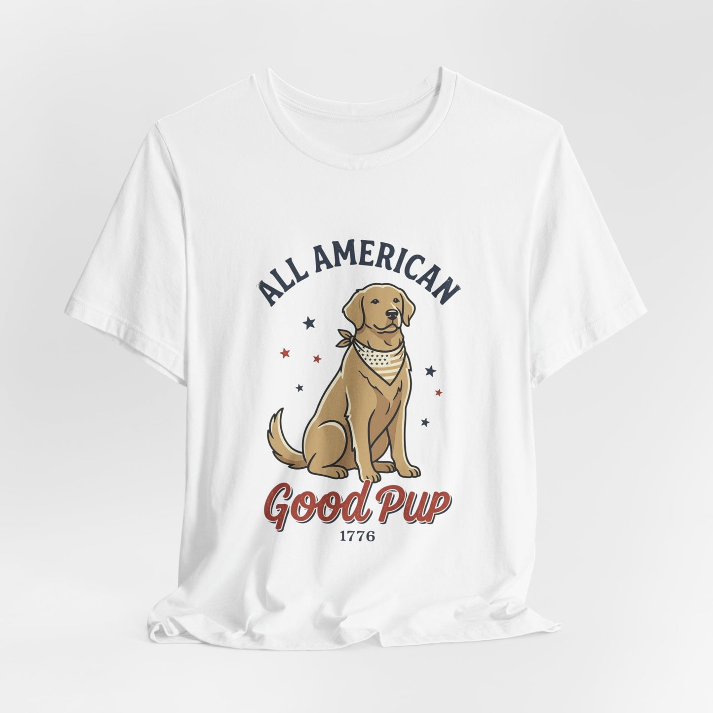 All American | Unisex Jersey Short Sleeve T-Shirt | Custom Print & Embroidery