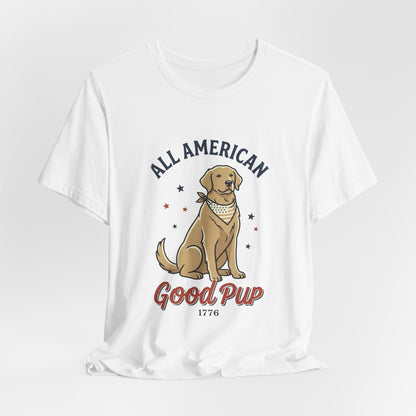 All American | Unisex Jersey Short Sleeve T-Shirt | Custom Print & Embroidery