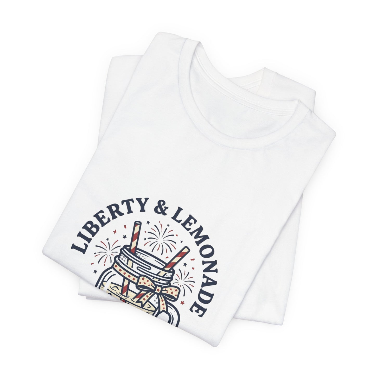 Liberty & Lemonade Patriotic Unisex T-Shirt | Fourth of July Tee