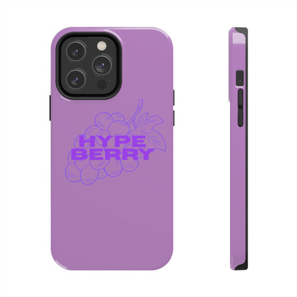 HypeBerry Tough Phone Case — Bold Purple Grape Design | iPhone 13–17