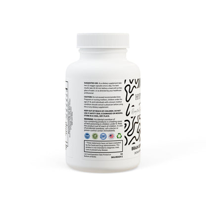 Brain Support Complex Supplement 60 Capsules | Focus, Memory & Mental Clarity