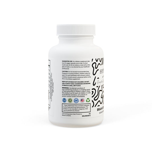 Brain Support Complex Supplement 60 Capsules | Focus, Memory & Mental Clarity