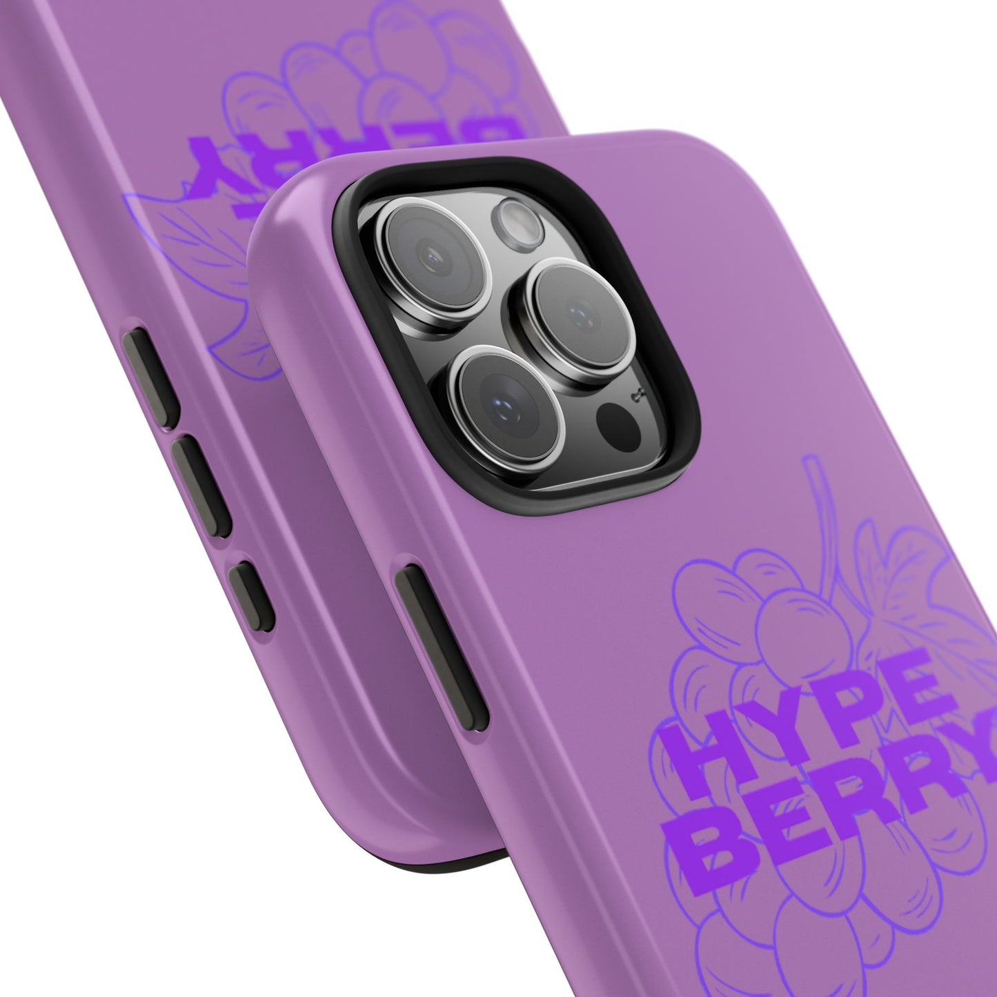 HypeBerry Tough Phone Case — Bold Purple Grape Design | iPhone 13–17