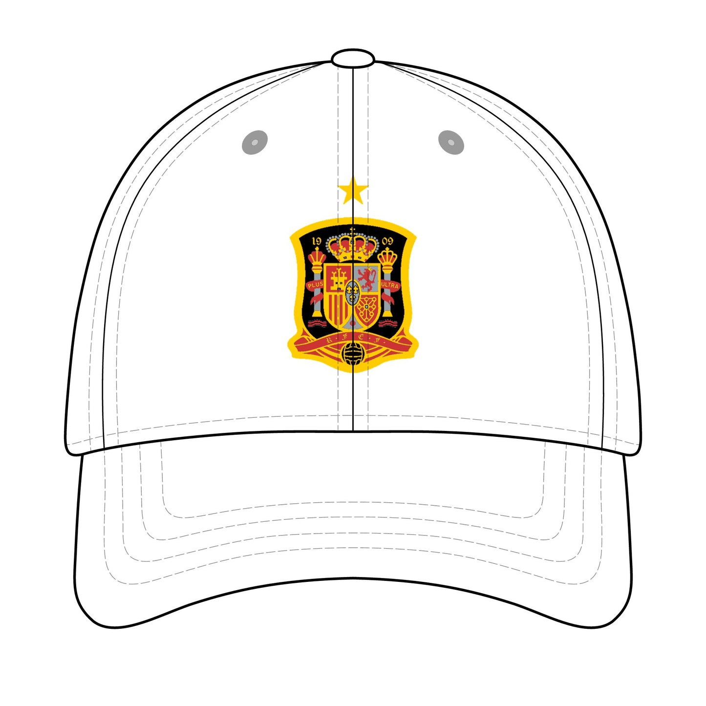 Spain Crest Embroidered Cap — Personalizable National Soccer Team Hat | Under Armour