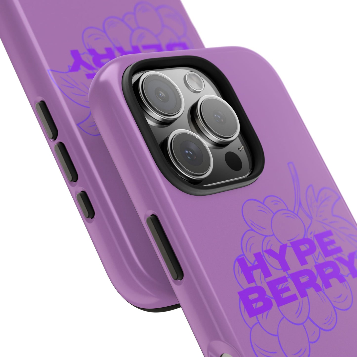 HypeBerry Tough Phone Case — Bold Purple Grape Design | iPhone 13–17