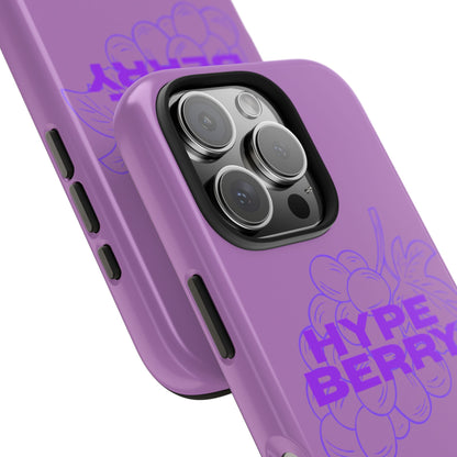 HypeBerry Tough Phone Case — Bold Purple Grape Design | iPhone 13–17