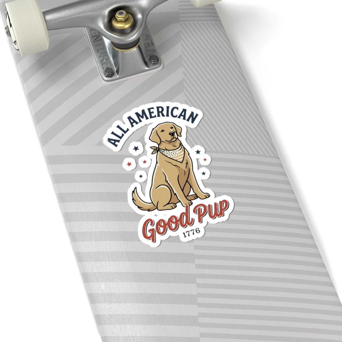All American | Custom Kiss-Cut Stickers | Glossy Vinyl Decals