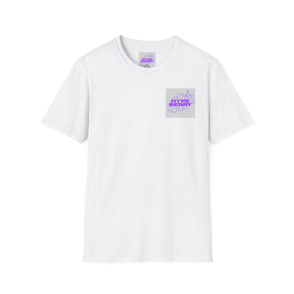 HypeBerry Pocket Tee — Retro Purple Berry Logo Graphic T-Shirt