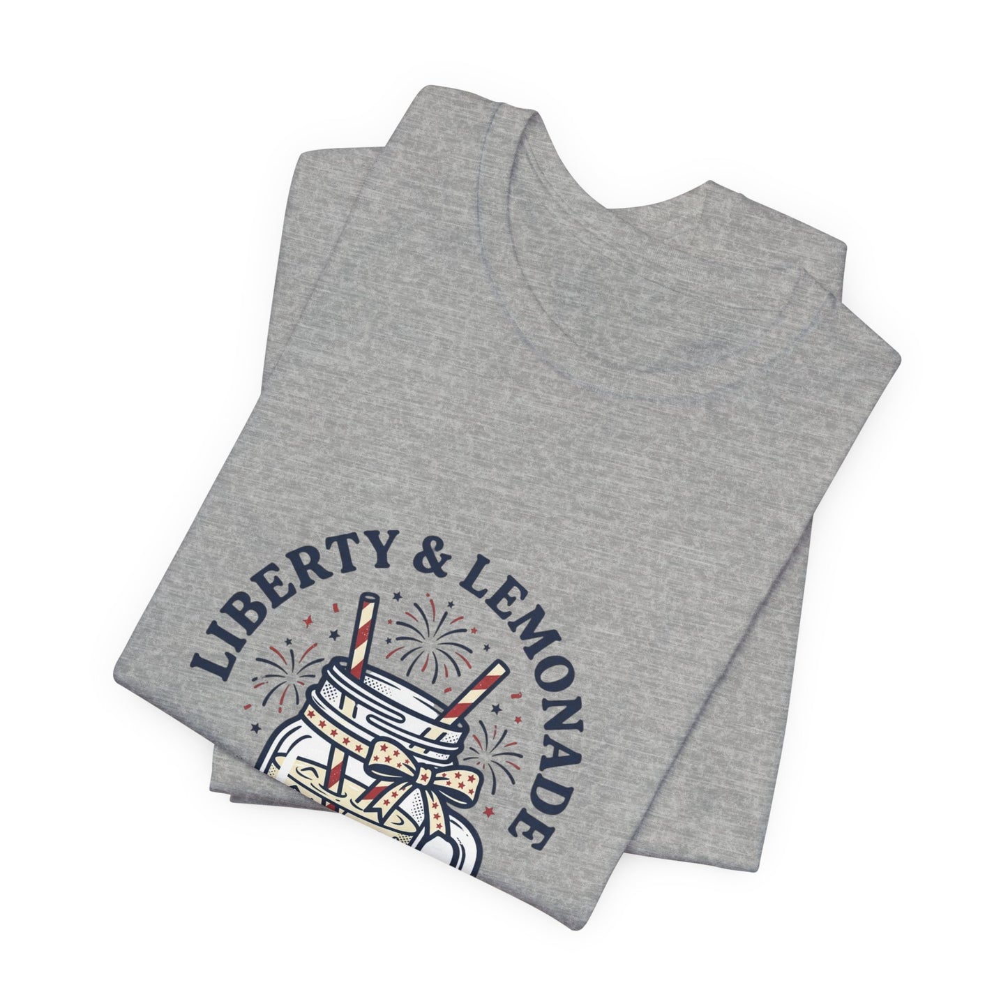 Liberty & Lemonade Patriotic Unisex T-Shirt | Fourth of July Tee