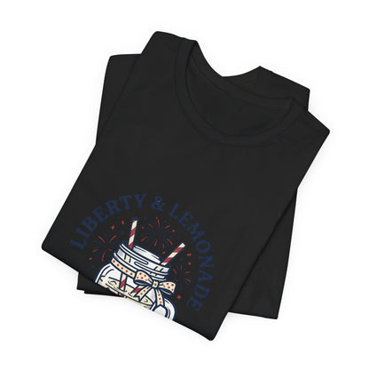 Liberty & Lemonade Patriotic Unisex T-Shirt | Fourth of July Tee