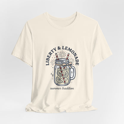 Liberty & Lemonade Patriotic Unisex T-Shirt | Fourth of July Tee