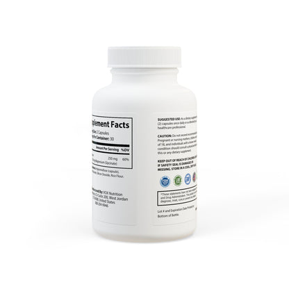 Magnesium Glycinate Supplement 60 Capsules | Athletic Performance & Recovery
