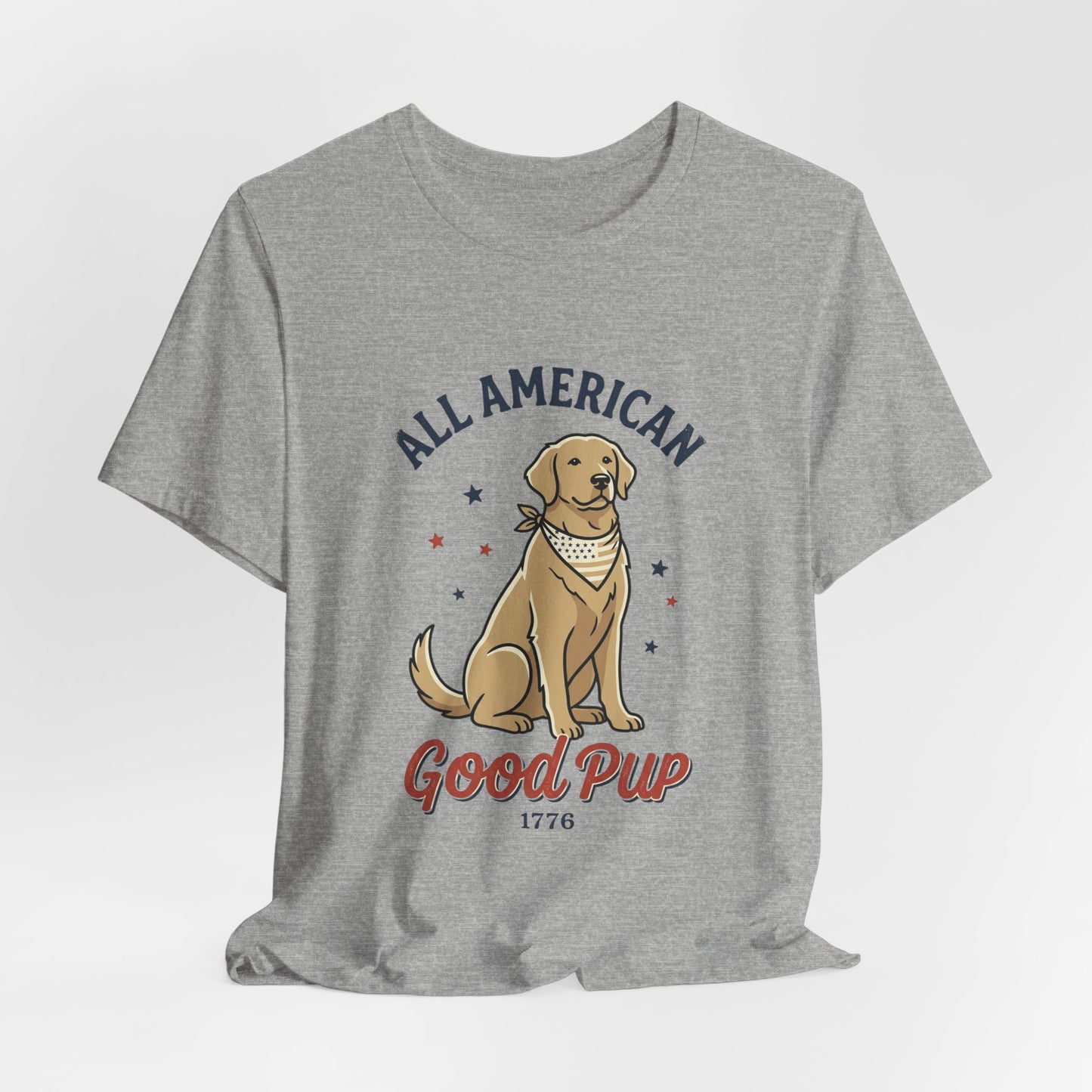 All American | Unisex Jersey Short Sleeve T-Shirt | Custom Print & Embroidery