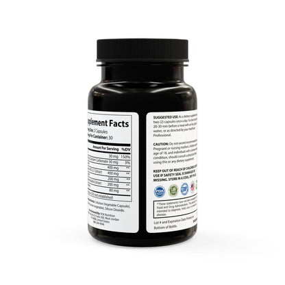 L-Arginine Supplement 60 Capsules | Pump, Endurance & Muscle Recovery