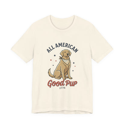 All American | Unisex Jersey Short Sleeve T-Shirt | Custom Print & Embroidery