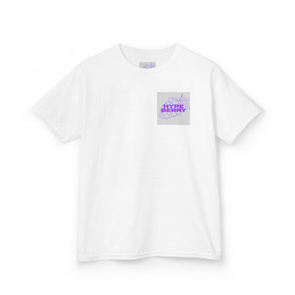 HypeBerry Kids Graphic Tee — Purple Berry Logo T-Shirt