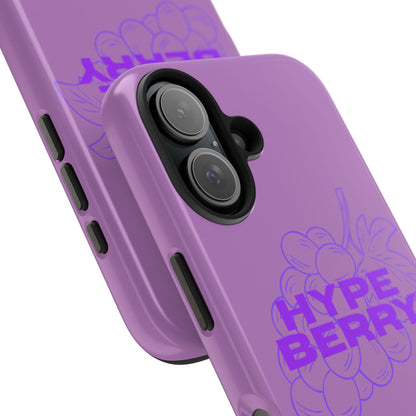 HypeBerry Tough Phone Case — Bold Purple Grape Design | iPhone 13–17
