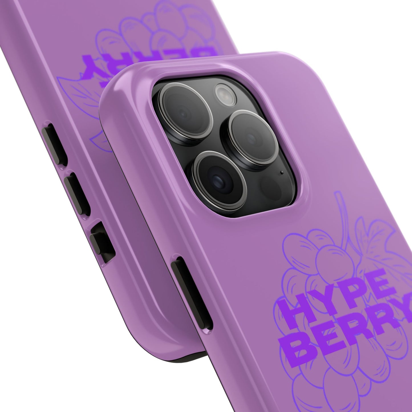 HypeBerry Tough Phone Case — Bold Purple Grape Design | iPhone 13–17