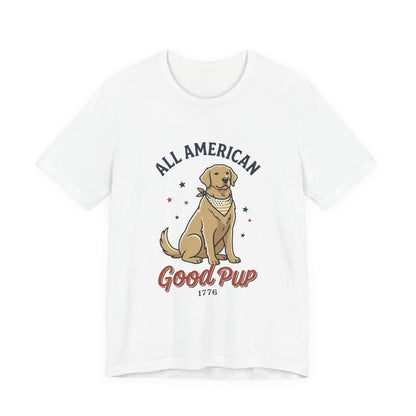 All American | Unisex Jersey Short Sleeve T-Shirt | Custom Print & Embroidery
