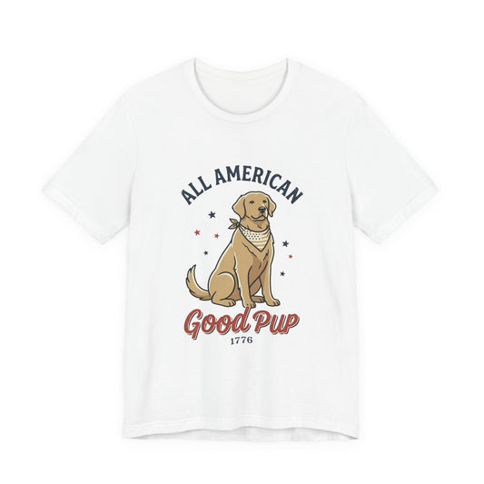 All American | Unisex Jersey Short Sleeve T-Shirt | Custom Print & Embroidery