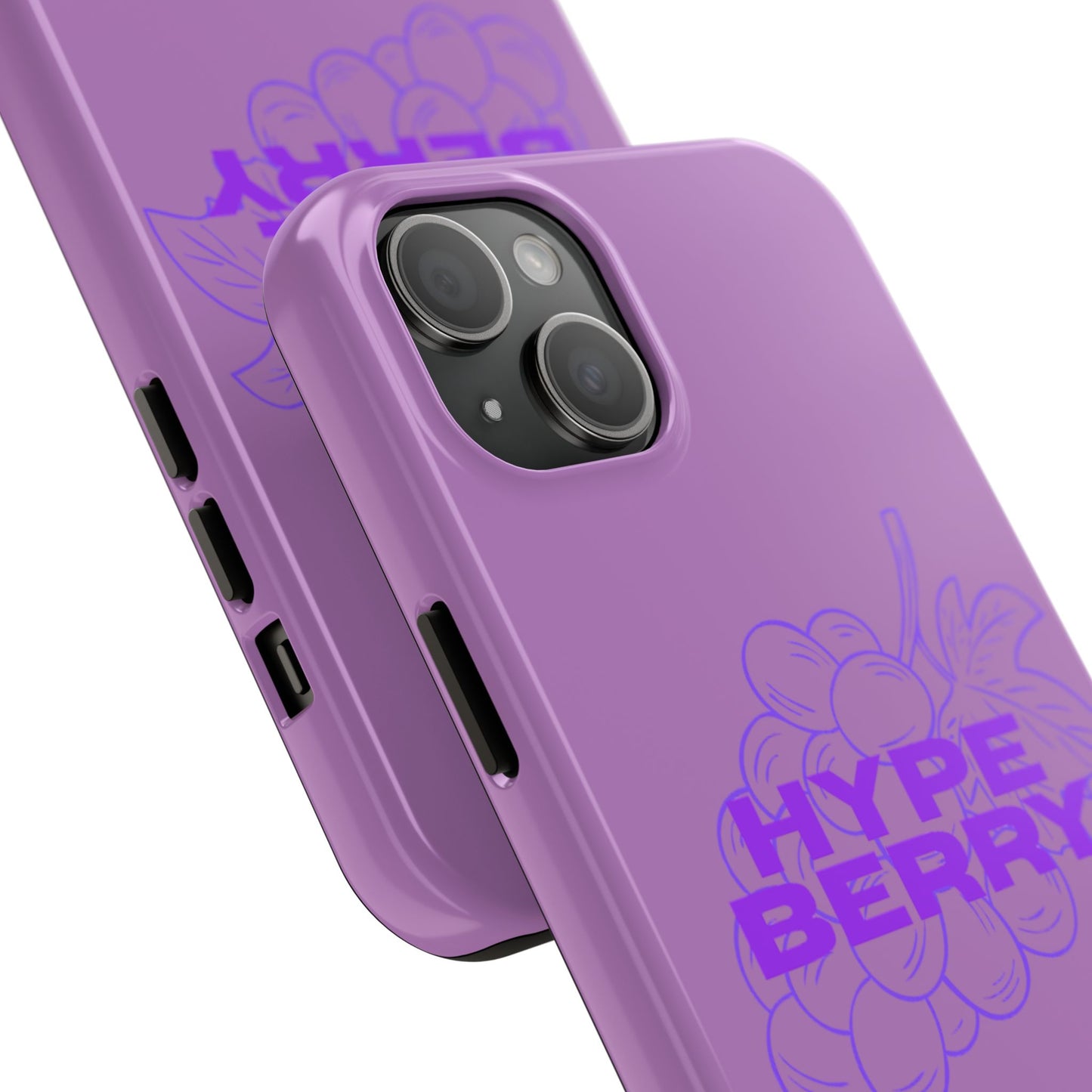HypeBerry Tough Phone Case — Bold Purple Grape Design | iPhone 13–17