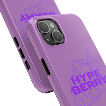 HypeBerry Tough Phone Case — Bold Purple Grape Design | iPhone 13–17