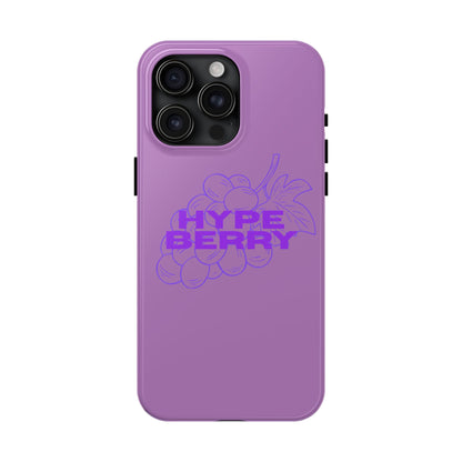 HypeBerry Tough Phone Case — Bold Purple Grape Design | iPhone 13–17