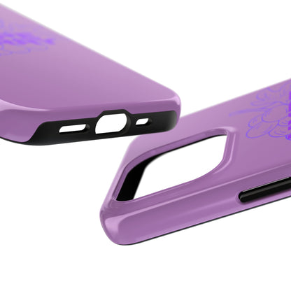 HypeBerry Tough Phone Case — Bold Purple Grape Design | iPhone 13–17