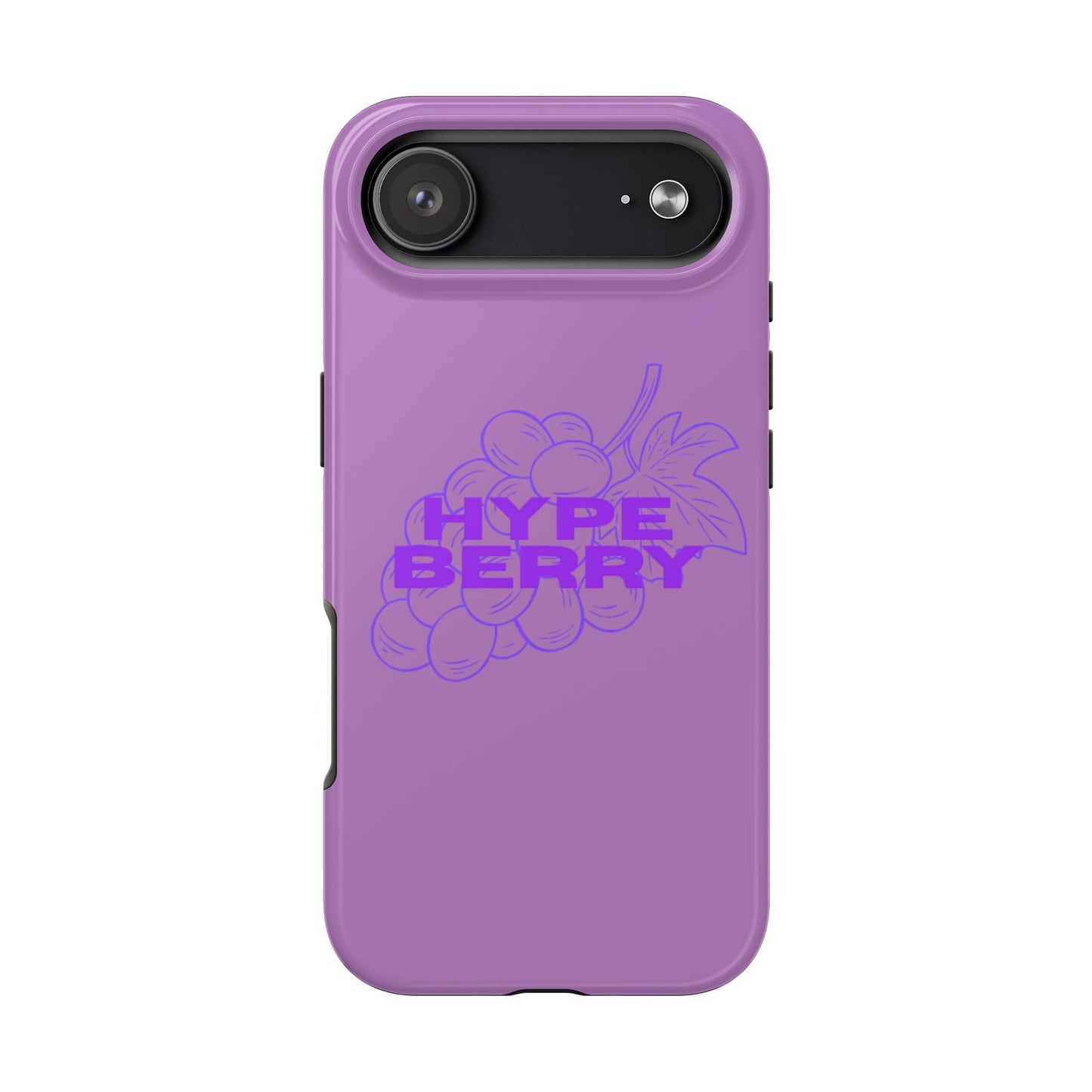 HypeBerry Tough Phone Case — Bold Purple Grape Design | iPhone 13–17