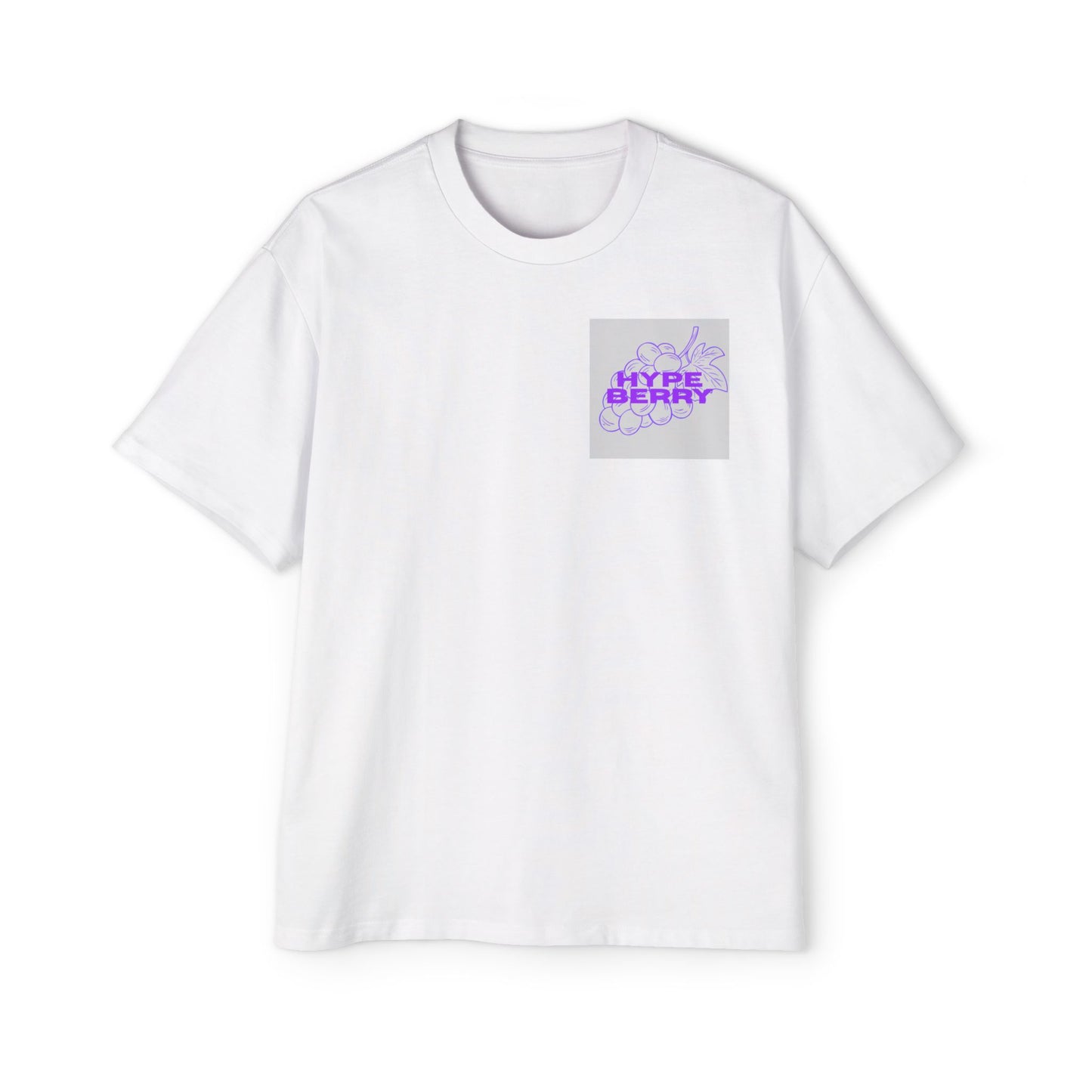 HypeBerry Oversized Graphic Tee — Chest & Back Print