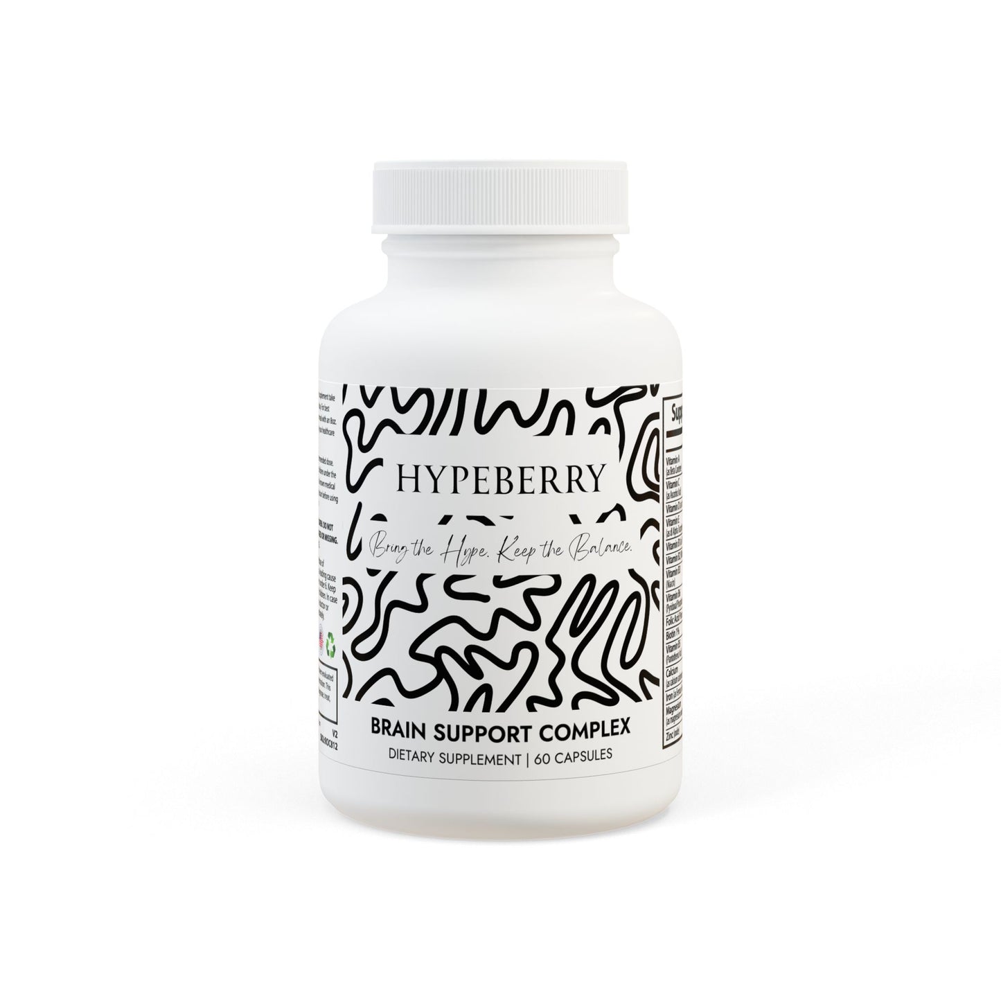 Brain Support Complex Supplement 60 Capsules | Focus, Memory & Mental Clarity
