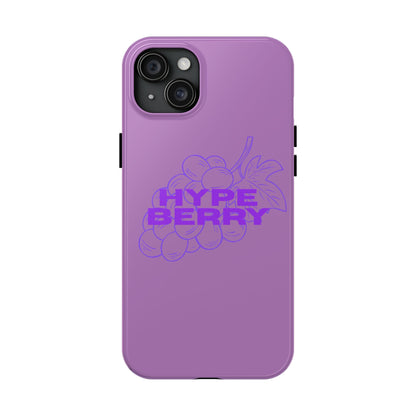 HypeBerry Tough Phone Case — Bold Purple Grape Design | iPhone 13–17