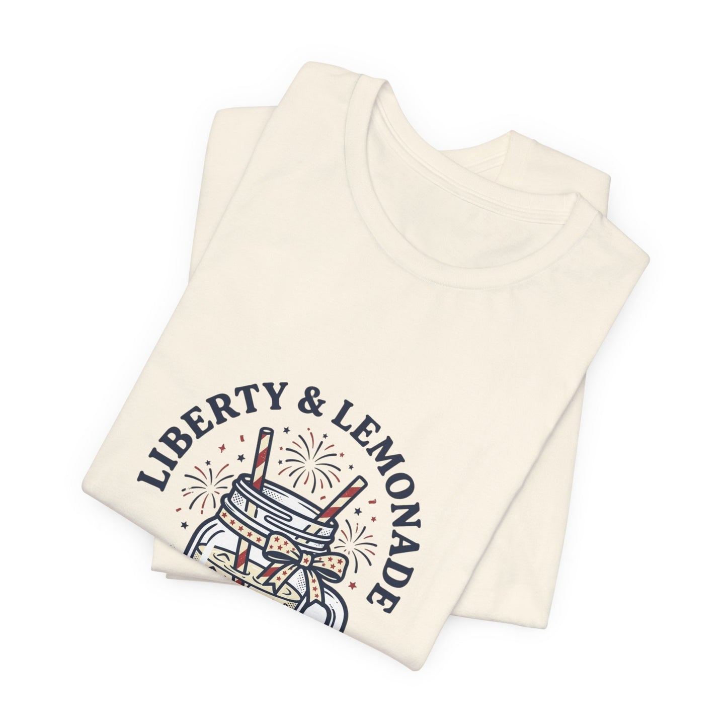 Liberty & Lemonade Patriotic Unisex T-Shirt | Fourth of July Tee