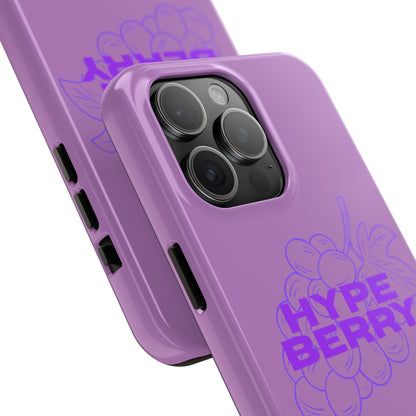 HypeBerry Tough Phone Case — Bold Purple Grape Design | iPhone 13–17