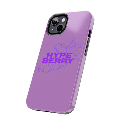 HypeBerry Tough Phone Case — Bold Purple Grape Design | iPhone 13–17