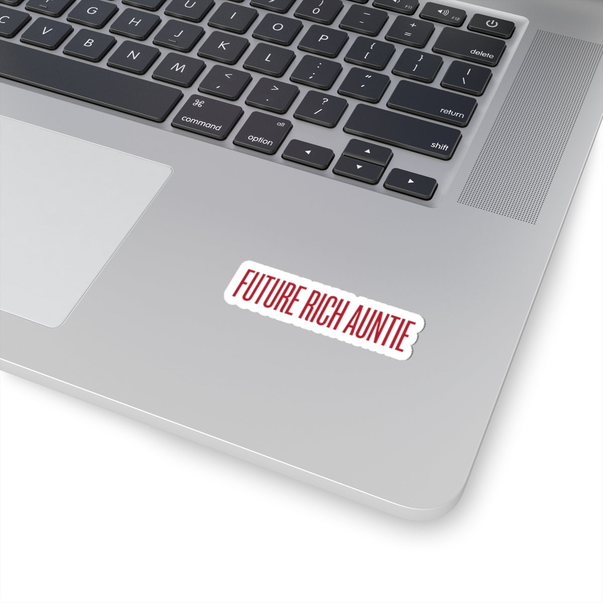 Future Rich Auntie Kiss-Cut Sticker | Sassy Gen-Z Money Mindset