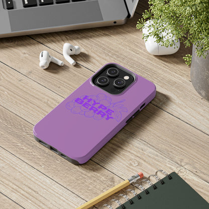 HypeBerry Tough Phone Case — Bold Purple Grape Design | iPhone 13–17