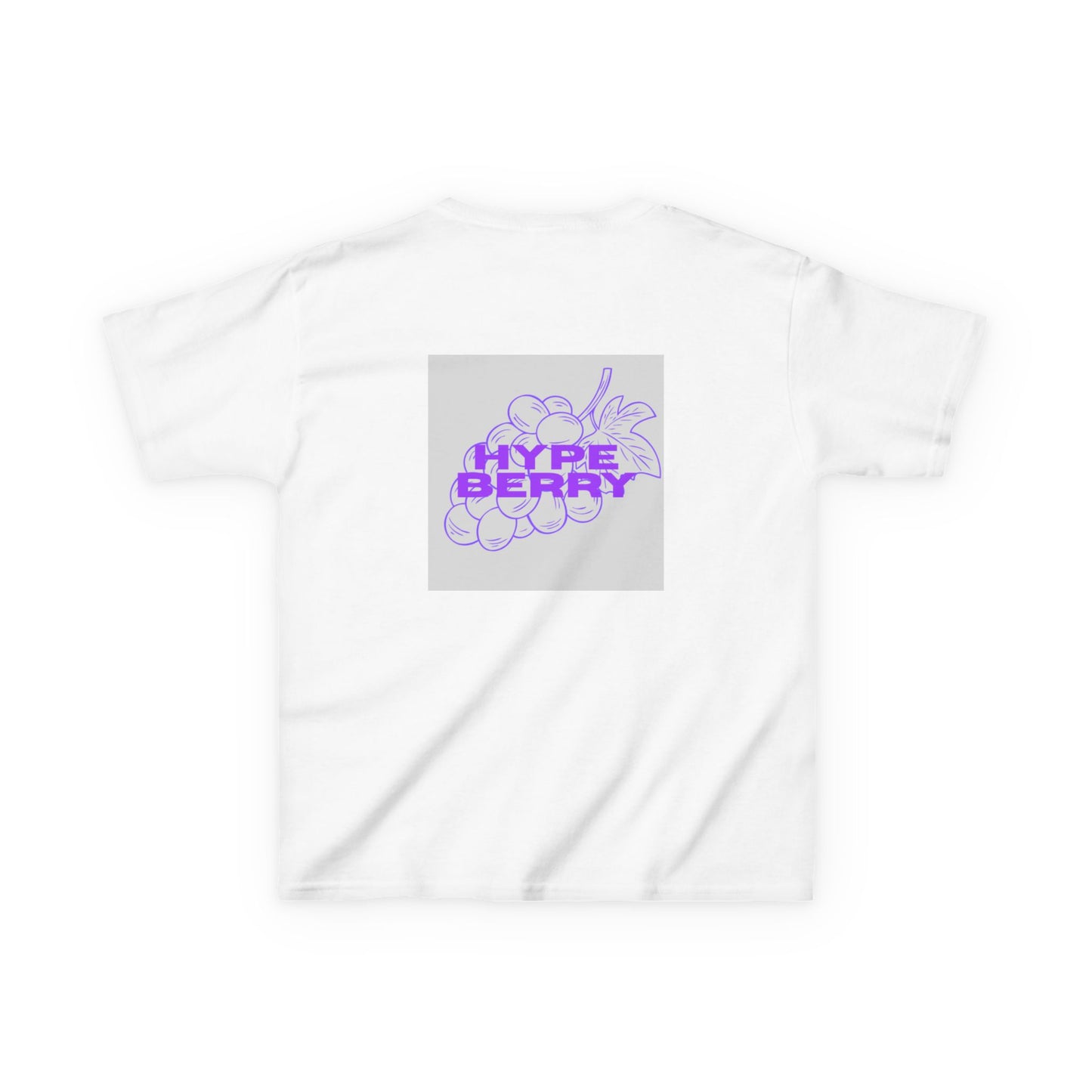 HypeBerry Kids Graphic Tee — Purple Berry Logo T-Shirt