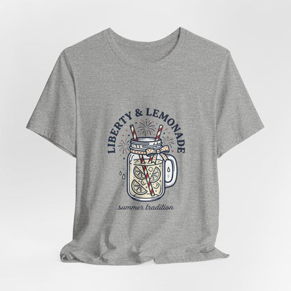 Liberty & Lemonade Patriotic Unisex T-Shirt | Fourth of July Tee