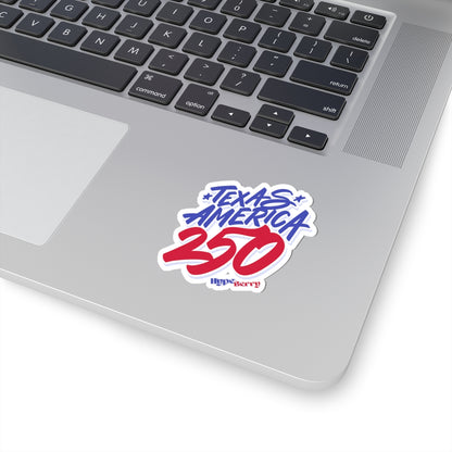 Texas America 250 Kiss-Cut Sticker | Patriotic Racing Vinyl Decal